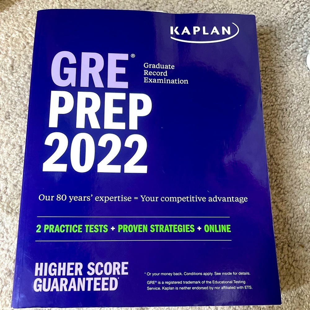 Kaplan GRE 2022 PREP